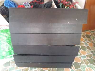 Wooden drawers x 8