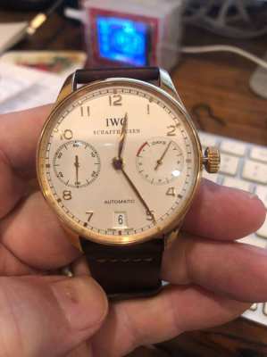 IWC Portugieser 7 Day Reserve Rose Gold