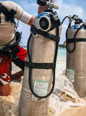 Scuba Diving Sidemount Tecline Regulators