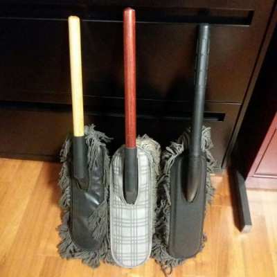  SALE - 3 Classic Car Duster w/ Wood Handle Includes Case