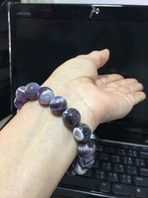 Natural Amethyst  bracelet 380 baht