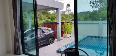 Modern 3 Bed/2 Bath Pool Villa for rent Bang Saray beachside 