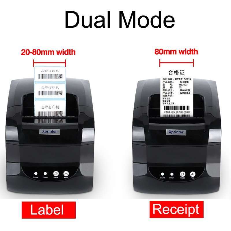 Thermal Label/Receipt Printer-Bluetooth & USB 80mm 