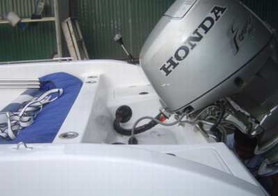 Motorboat with 45 HP Honda 4T