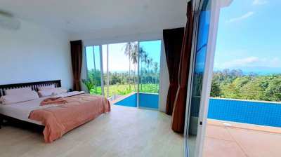 SEA VIEW Villas NEW * 600 m to beach * garden * garage * pool * 