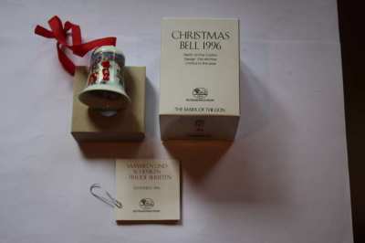 Hutschenreuther Porcelain Christmas Bell 1996 - In the Castle