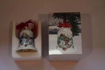 Hutschenreuther Porcelain Christmas Bell 1981 -  In the Land of Forest
