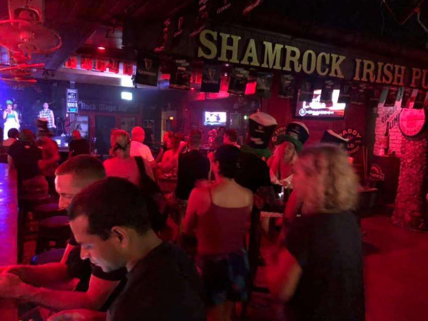 Shamrock Irish pub,Lamai beach,Koh Samui,Thailand.