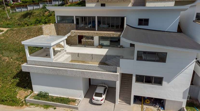For sale brand new sea view villa in Bophut Koh Samui 