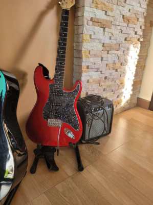 electric guitar and fender  amplifier guitar stand,and belt