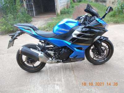 Kawasaki Ninja 400 cc, excellent condition, 113.000 baht