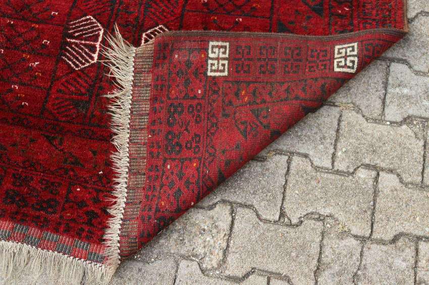 Original Unique Afghan Handmade Tekke Engsi Ersari Rug พรม