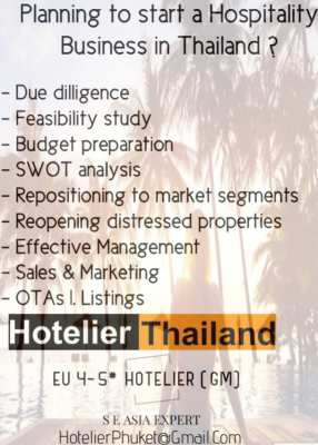 Seeking a reliable, experienced hospitality partner ? (Thailand)