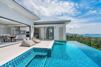 For sale amazing sea view villa in Chaweng Noi Koh Samui 