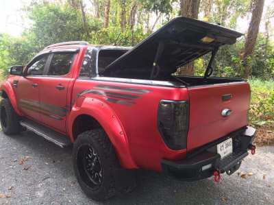 Max Hard Tonneau Cover Ford Ranger (2012 Onwards) Double Cab, grey