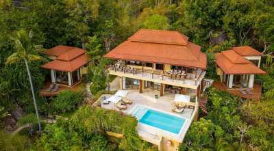 For sale sea view villa in Laem Set Koh Samui 