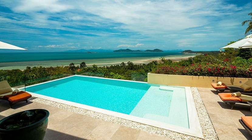 For sale sea view villa in Laem Set Koh Samui 
