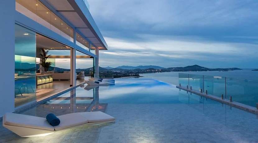 For sale luxurious 6 bedroom sea view villa in Chaweng Noi Koh Samui