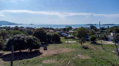 Sea view land for sale in Plai Laem Koh Samui 