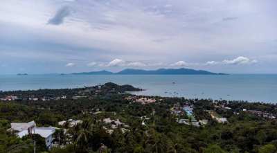 Sea view land for sale in Bophut Koh Samui 
