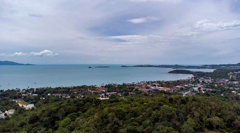 Sea view land for sale in Bophut Koh Samui 