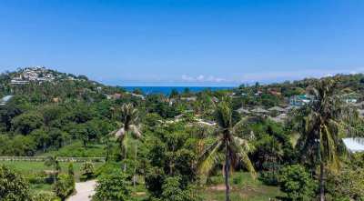 For sale sea view lands in Plai Laem Koh Samui 