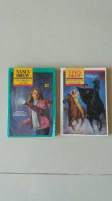 Sale - 2 Nancy Drew Books, The Mystery of the Masked Rider - The Broke