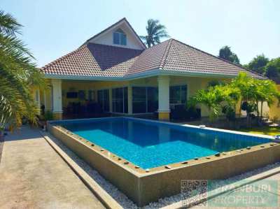 Solid Pool Villa On Private 1 Rai Plot With Big terraces and pool