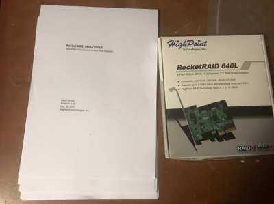 RAID CARD - High Point RocketRAID 640L