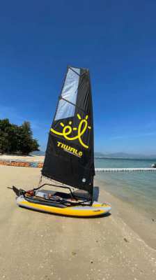 Great inflatable sailing dinghy for sale .  
