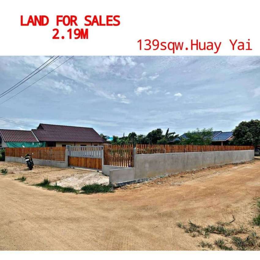LAND FOR  SALES  in Huay Yai Pattaya