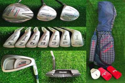  Spalding full set of golf clubs in bag