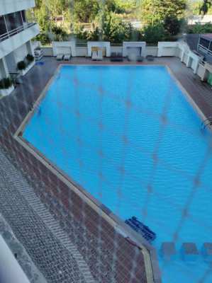 Big Pool-view Studio in FOREIGN ownership, close to Jomtien Beach.