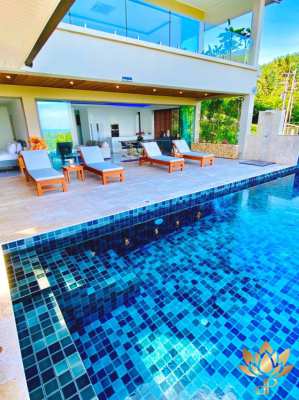 TALING NGAM . SUPERB 3 BEDROOM VILLA WITH SEAVIEW