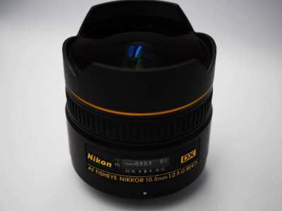 Nikon AF Fisheye Nikkor 10.5mm f2.8 G AF DX Fish-Eye Lens