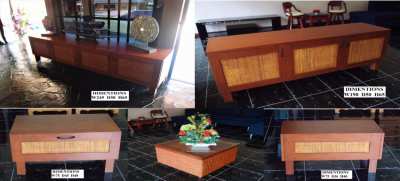 5 Piece Solid Teak Furniture Set - Sold as Set or Separately