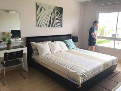 A fully furnished townhome near Bangkok Pattana School for rent 