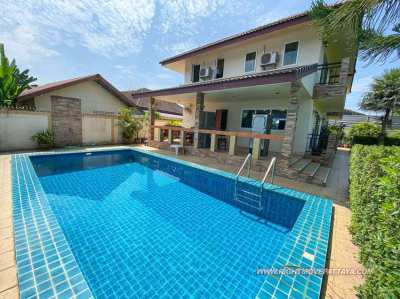 Hot sale 6 million - Pool Villa 4 bed, fully furnished - Na Jomtien
