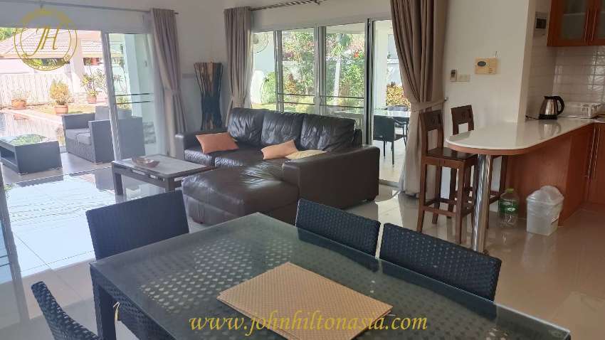 A stunning pool villa for rent in Hua Hin, just off Soi 88 on The Gold