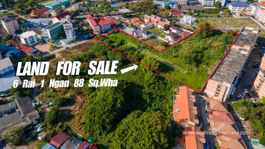Land for sale- Suitable for building a village or condo-South Pattaya
