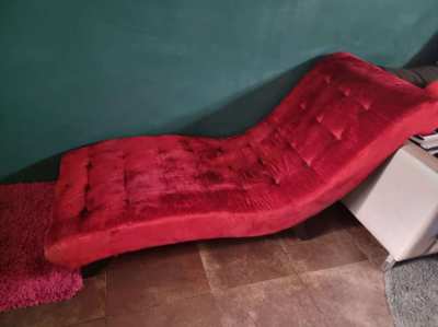 Sofa,  red velvet 