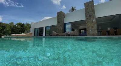 For sale sea view pool villa in Bophut Koh Samui 