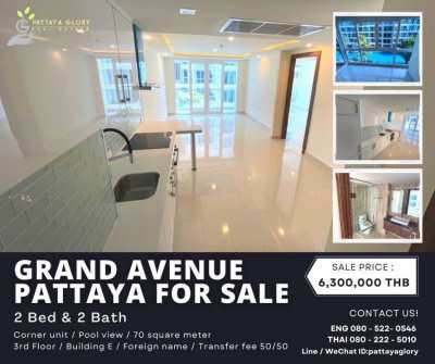Grand Avenue Pattaya For Sale 6,300,000 THB
