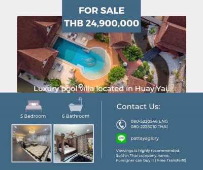 Luxury 5 Beds & 6 Baths Pool Villa For Sale