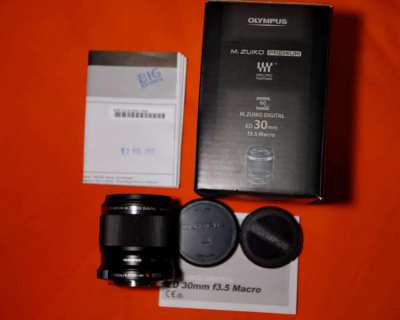 Olympus M.Zuiko Premium ED MSC 30mm F3.5 Macro lens, M4/3