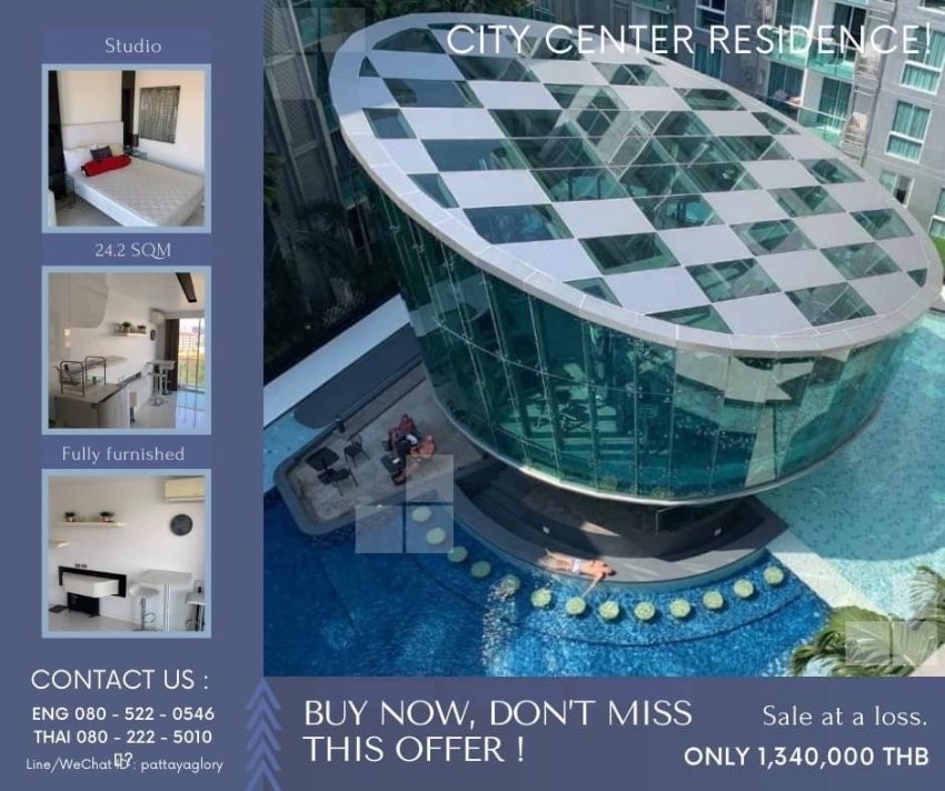 BUY NOW DON’T MISS THIS OFFER ! Sale at a loss Only 1,340,000 THB. 