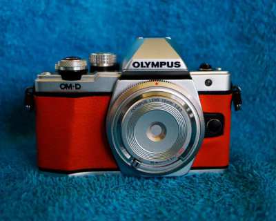 OLYMPUS Orange Edition OM-D E-M10 Mark II Camera (hand made)