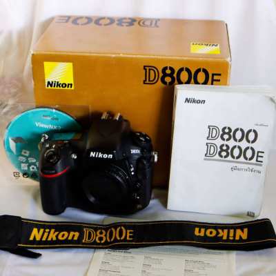 Nikon D800E 36.3MP Professional DSLR Camera Black Body in Box