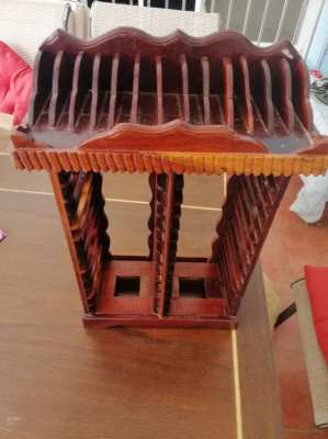 HOT SALE CD, DVD shelf made of wood (solid), very old 