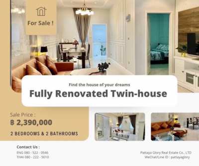 Fully Renovated Twin-house For Sale ! 